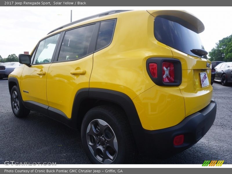 Solar Yellow / Black 2017 Jeep Renegade Sport