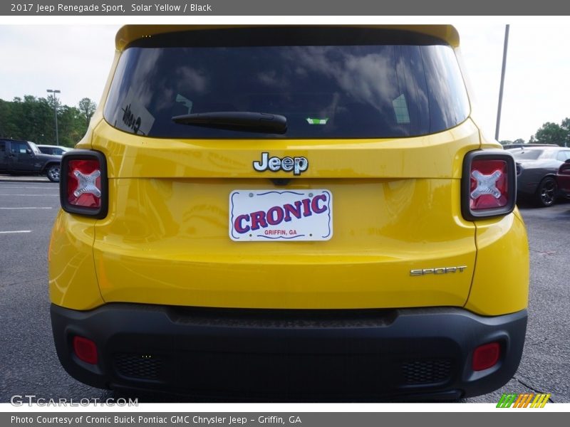 Solar Yellow / Black 2017 Jeep Renegade Sport