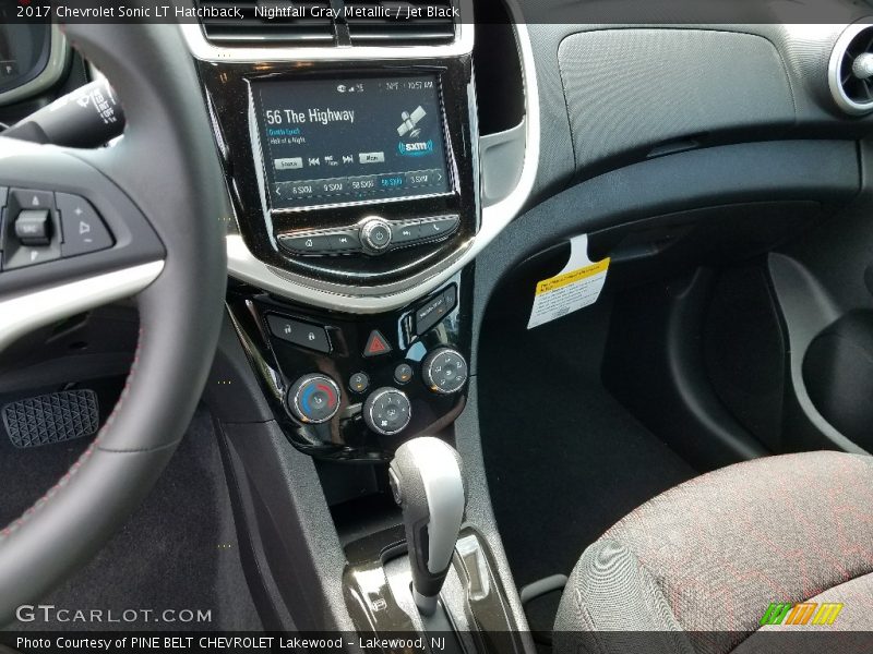 Nightfall Gray Metallic / Jet Black 2017 Chevrolet Sonic LT Hatchback