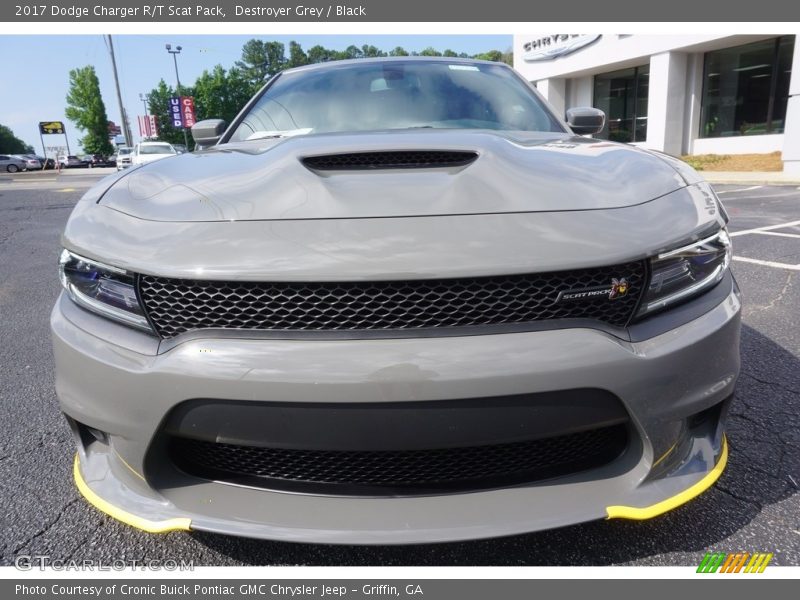 Destroyer Grey / Black 2017 Dodge Charger R/T Scat Pack