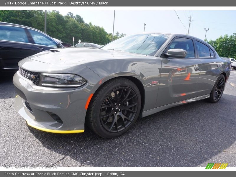 Destroyer Grey / Black 2017 Dodge Charger R/T Scat Pack