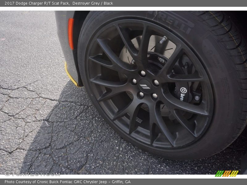 Destroyer Grey / Black 2017 Dodge Charger R/T Scat Pack