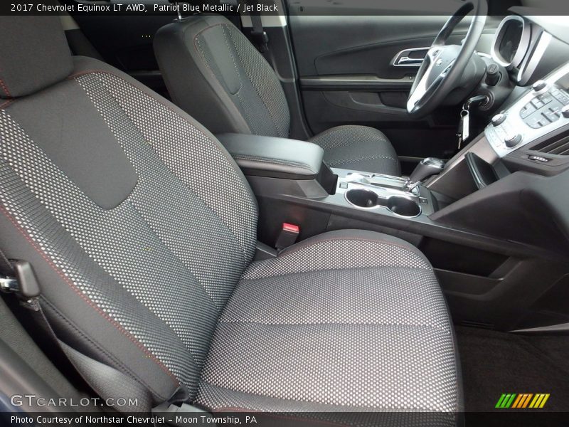 Patriot Blue Metallic / Jet Black 2017 Chevrolet Equinox LT AWD