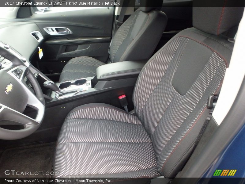 Patriot Blue Metallic / Jet Black 2017 Chevrolet Equinox LT AWD