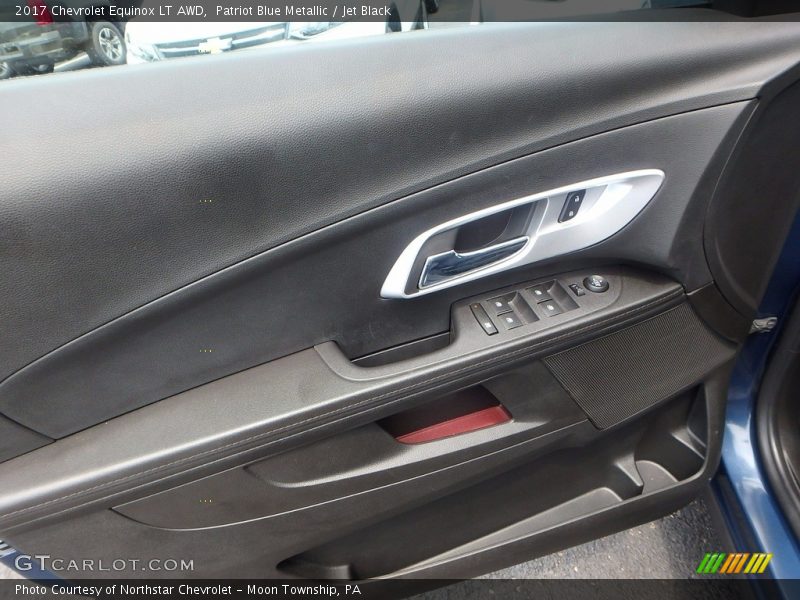 Patriot Blue Metallic / Jet Black 2017 Chevrolet Equinox LT AWD