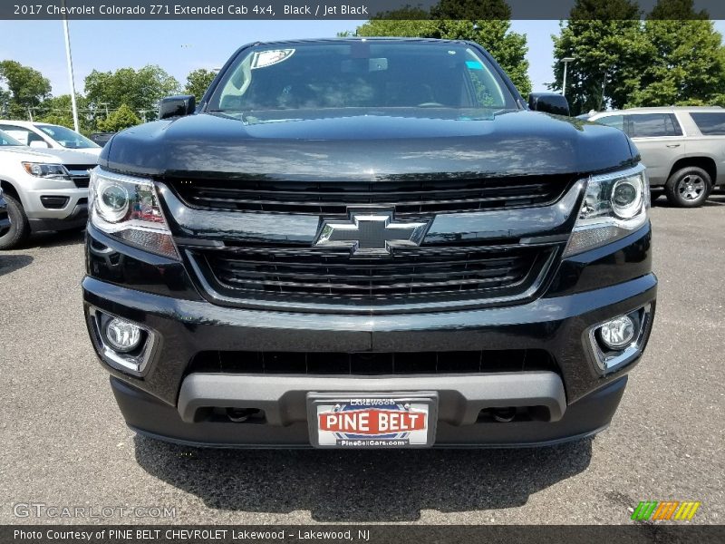 Black / Jet Black 2017 Chevrolet Colorado Z71 Extended Cab 4x4