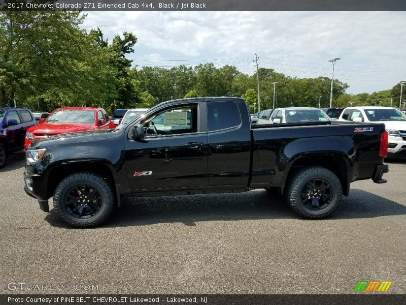 Black / Jet Black 2017 Chevrolet Colorado Z71 Extended Cab 4x4