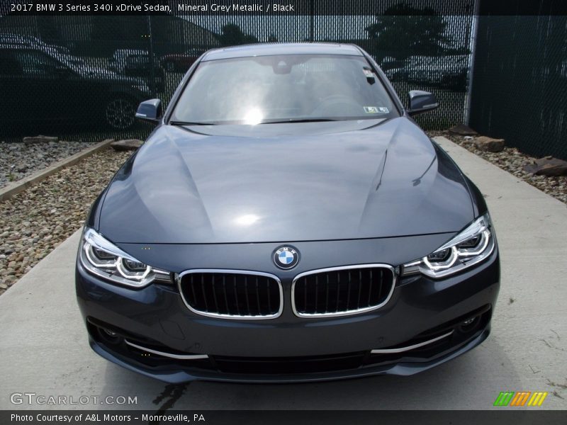 Mineral Grey Metallic / Black 2017 BMW 3 Series 340i xDrive Sedan