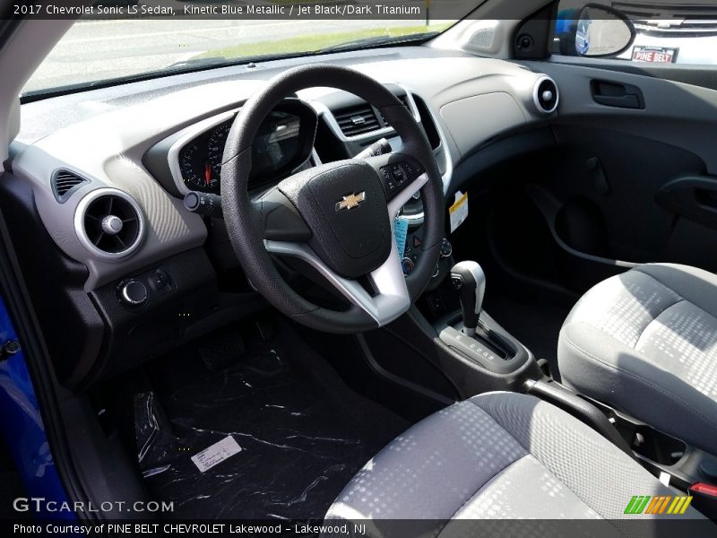 Kinetic Blue Metallic / Jet Black/Dark Titanium 2017 Chevrolet Sonic LS Sedan