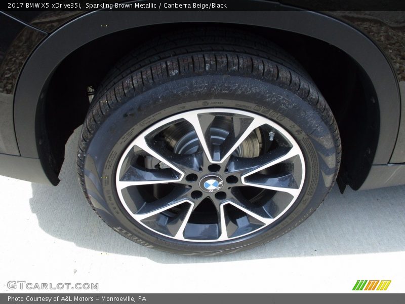 Sparkling Brown Metallic / Canberra Beige/Black 2017 BMW X5 xDrive35i