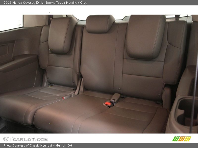 Smoky Topaz Metallic / Gray 2016 Honda Odyssey EX-L