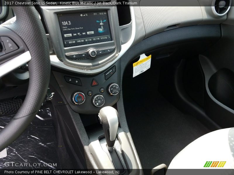 Kinetic Blue Metallic / Jet Black/Dark Titanium 2017 Chevrolet Sonic LS Sedan