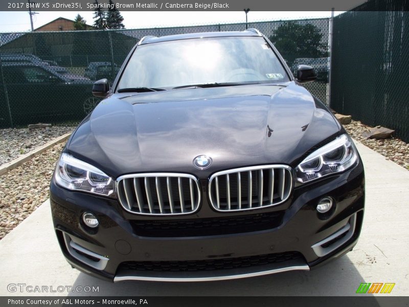 Sparkling Brown Metallic / Canberra Beige/Black 2017 BMW X5 xDrive35i
