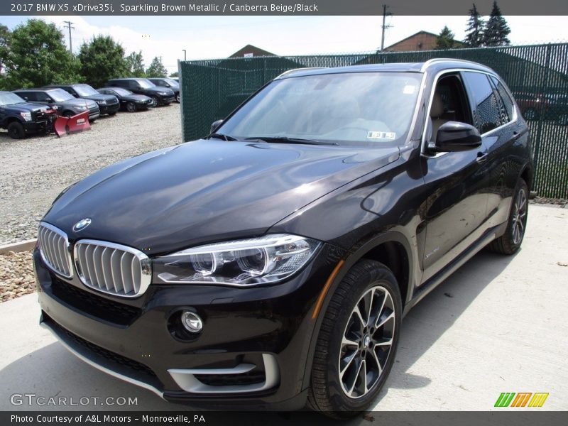 Sparkling Brown Metallic / Canberra Beige/Black 2017 BMW X5 xDrive35i
