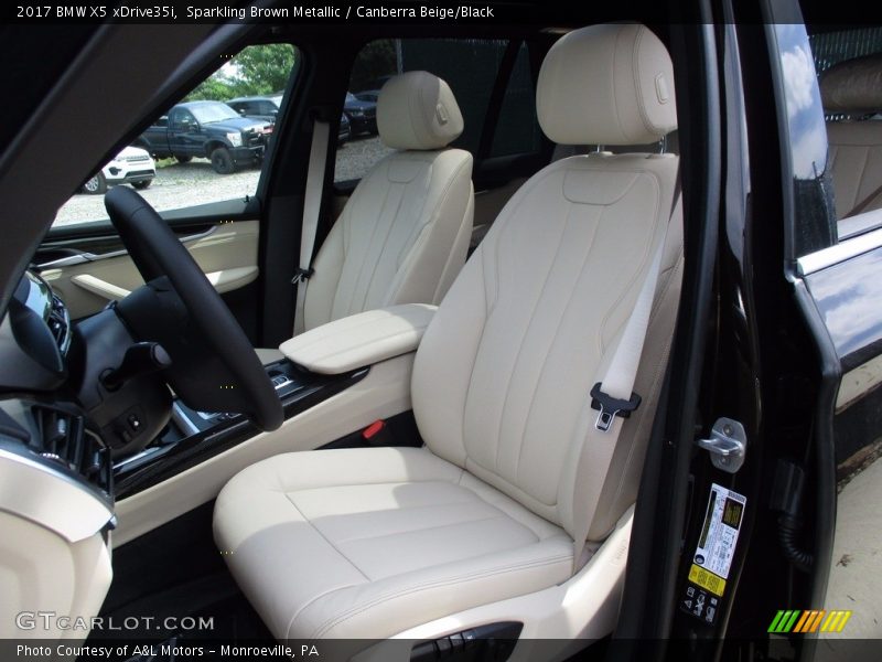 Sparkling Brown Metallic / Canberra Beige/Black 2017 BMW X5 xDrive35i