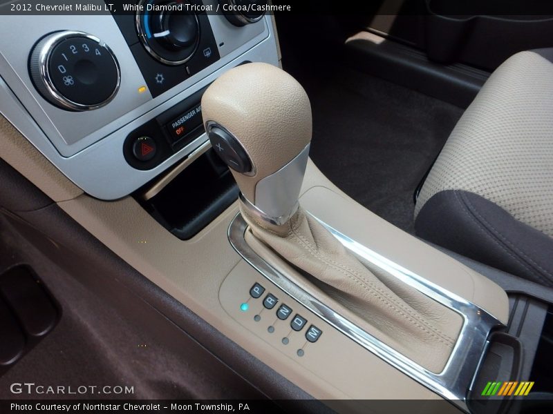 White Diamond Tricoat / Cocoa/Cashmere 2012 Chevrolet Malibu LT