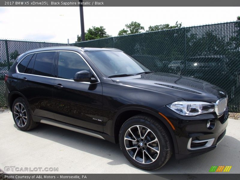 Black Sapphire Metallic / Black 2017 BMW X5 xDrive35i