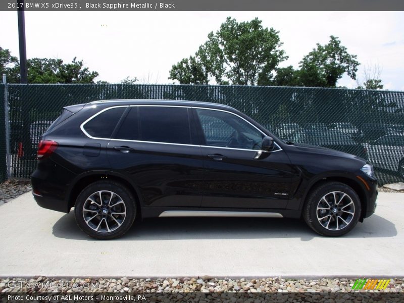 Black Sapphire Metallic / Black 2017 BMW X5 xDrive35i