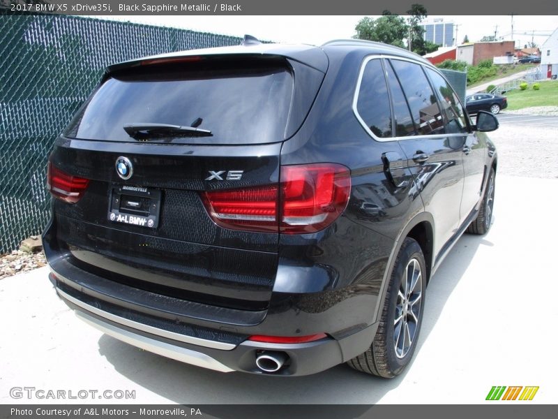 Black Sapphire Metallic / Black 2017 BMW X5 xDrive35i