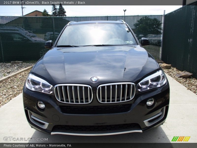 Black Sapphire Metallic / Black 2017 BMW X5 xDrive35i