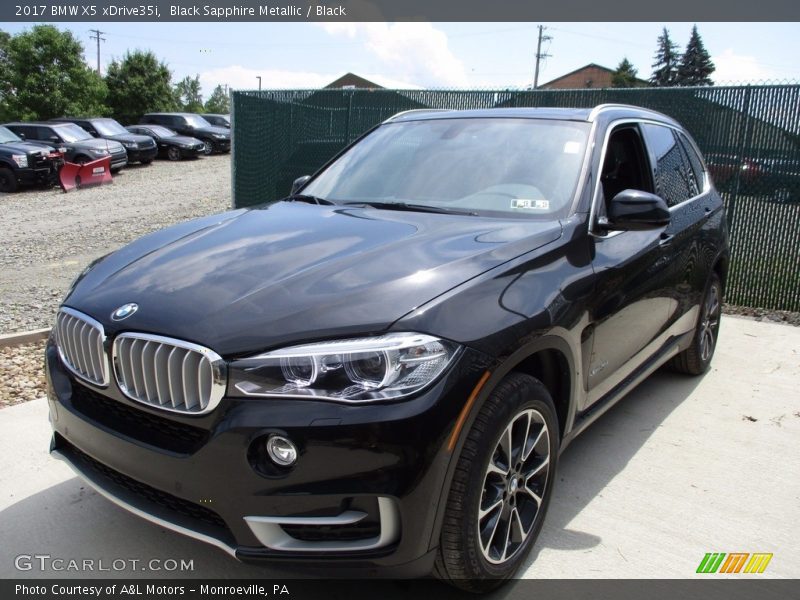 Black Sapphire Metallic / Black 2017 BMW X5 xDrive35i