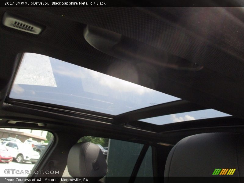 Black Sapphire Metallic / Black 2017 BMW X5 xDrive35i