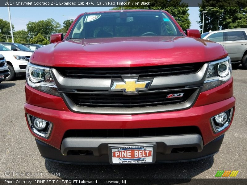 Cajun Red Tintcoat / Jet Black 2017 Chevrolet Colorado Z71 Extended Cab 4x4
