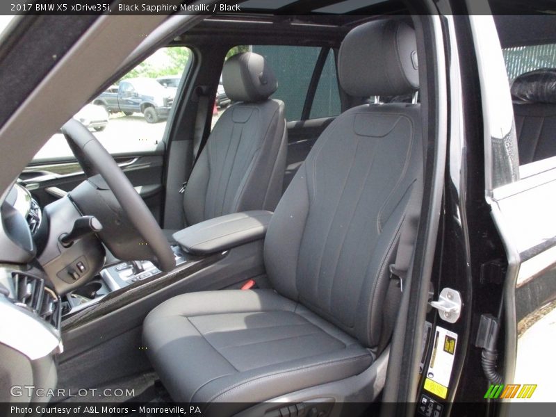 Black Sapphire Metallic / Black 2017 BMW X5 xDrive35i