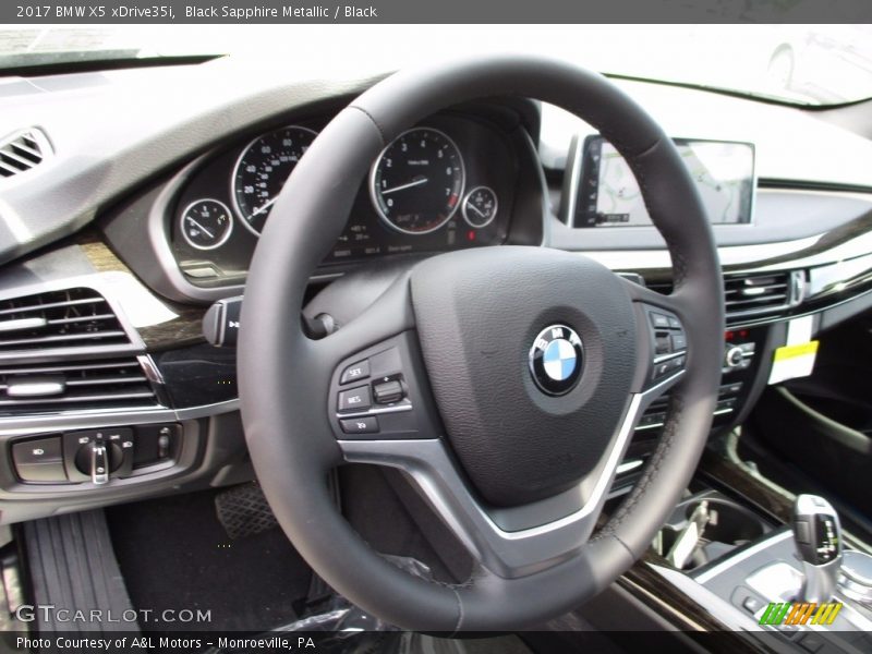 Black Sapphire Metallic / Black 2017 BMW X5 xDrive35i