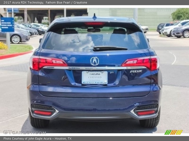 Fathom Blue Pearl / Graystone 2017 Acura RDX Technology