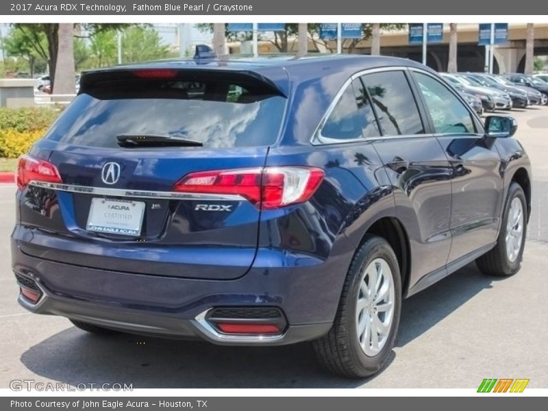 Fathom Blue Pearl / Graystone 2017 Acura RDX Technology