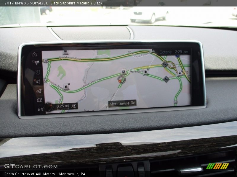 Black Sapphire Metallic / Black 2017 BMW X5 xDrive35i
