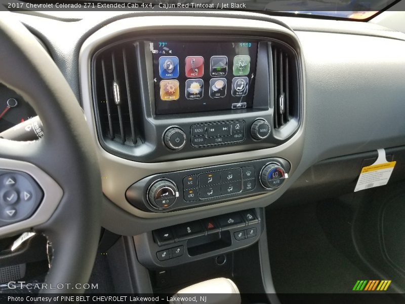Cajun Red Tintcoat / Jet Black 2017 Chevrolet Colorado Z71 Extended Cab 4x4