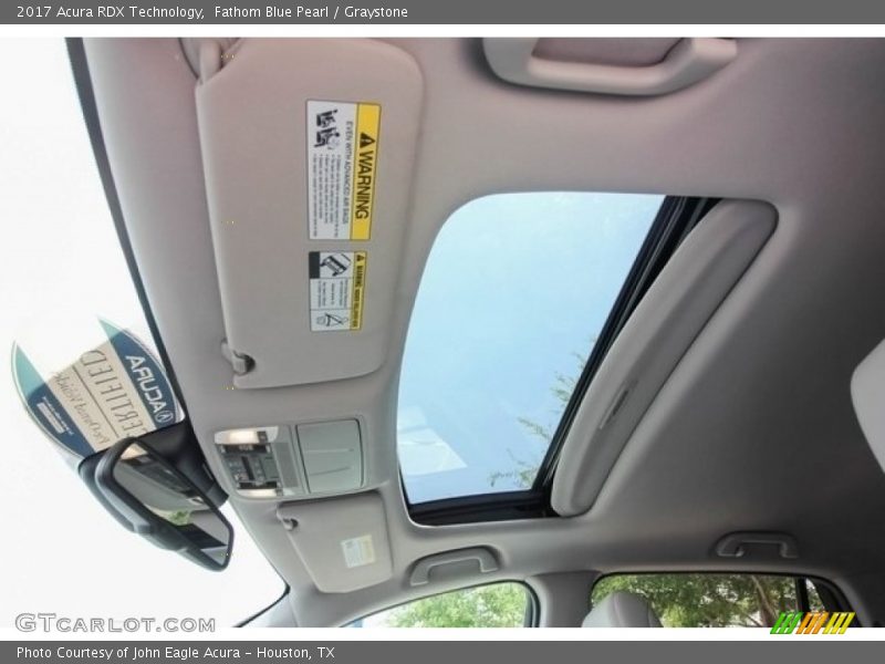 Fathom Blue Pearl / Graystone 2017 Acura RDX Technology