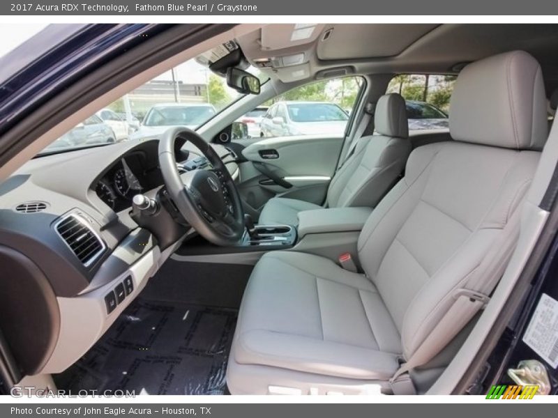 Fathom Blue Pearl / Graystone 2017 Acura RDX Technology