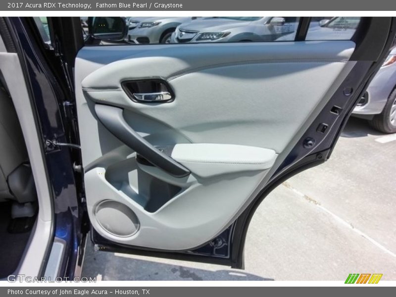 Fathom Blue Pearl / Graystone 2017 Acura RDX Technology