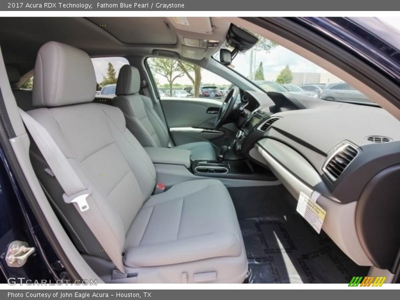 Fathom Blue Pearl / Graystone 2017 Acura RDX Technology