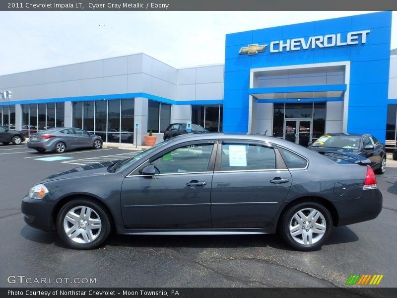 Cyber Gray Metallic / Ebony 2011 Chevrolet Impala LT