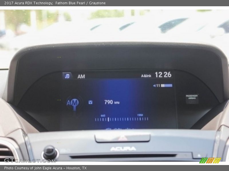 Fathom Blue Pearl / Graystone 2017 Acura RDX Technology