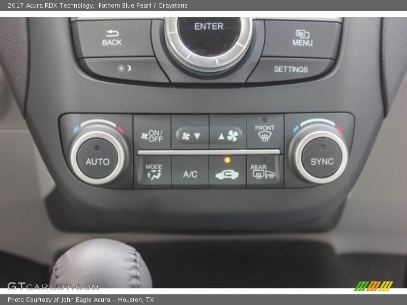 Fathom Blue Pearl / Graystone 2017 Acura RDX Technology
