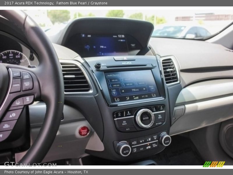 Fathom Blue Pearl / Graystone 2017 Acura RDX Technology