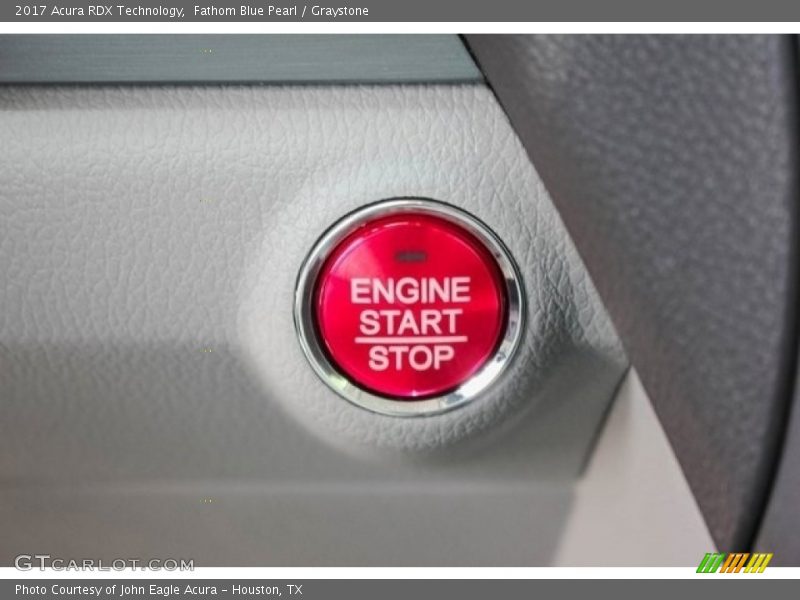 Fathom Blue Pearl / Graystone 2017 Acura RDX Technology