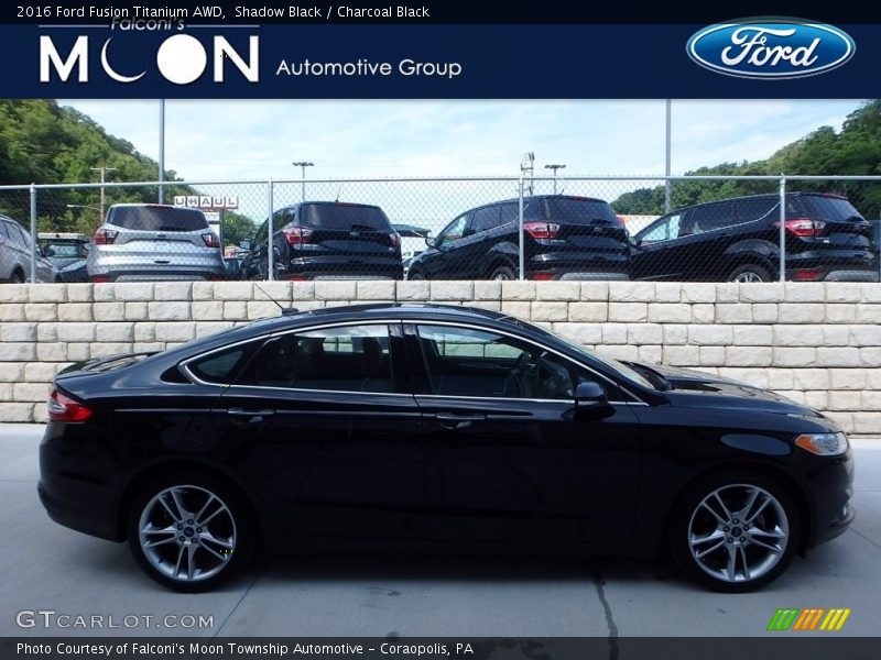 Shadow Black / Charcoal Black 2016 Ford Fusion Titanium AWD