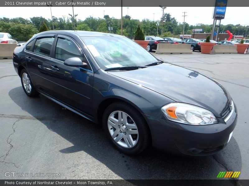 Cyber Gray Metallic / Ebony 2011 Chevrolet Impala LT