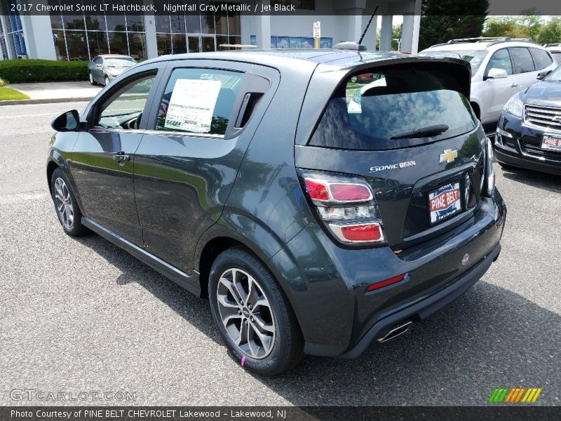 Nightfall Gray Metallic / Jet Black 2017 Chevrolet Sonic LT Hatchback