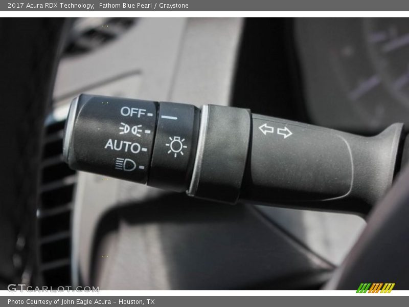 Fathom Blue Pearl / Graystone 2017 Acura RDX Technology