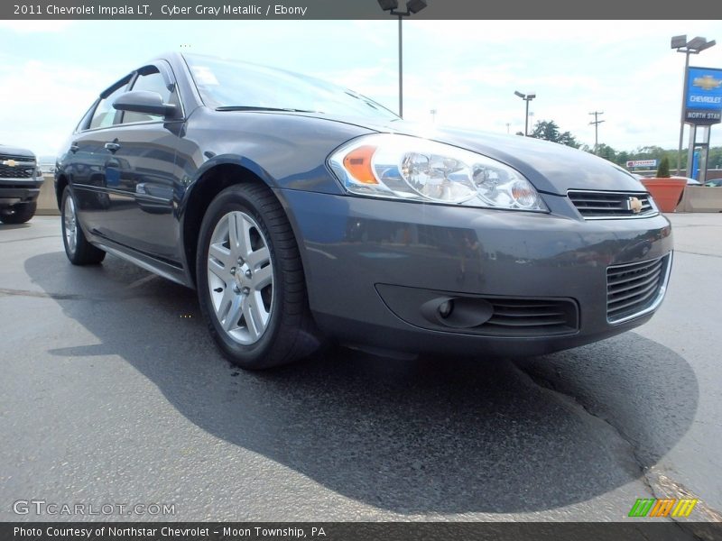 Cyber Gray Metallic / Ebony 2011 Chevrolet Impala LT