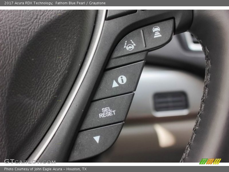 Fathom Blue Pearl / Graystone 2017 Acura RDX Technology