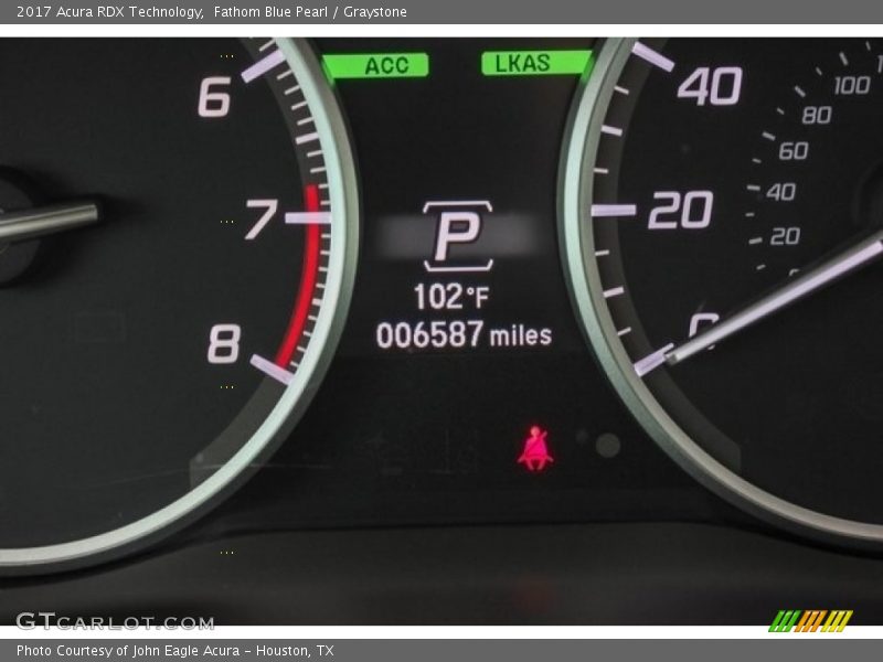 Fathom Blue Pearl / Graystone 2017 Acura RDX Technology
