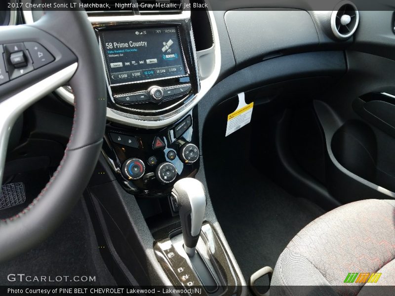 Nightfall Gray Metallic / Jet Black 2017 Chevrolet Sonic LT Hatchback